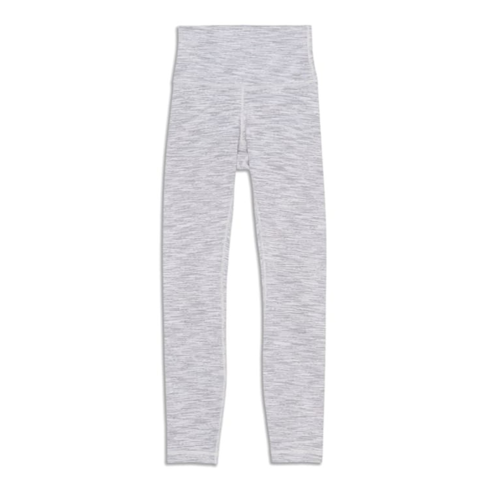 lululemon athletica Heather Light Gray High-Waist Leggings